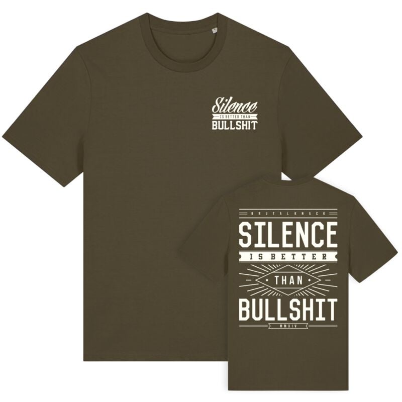 4068143280556 - Silence Shirt T-Shirt khaki in 3XL 4068143280556 - Silence Shirt T-Shirt khaki in 3XL