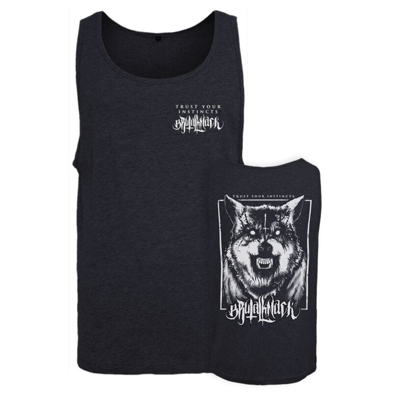 4068143280587 - Instincts Jersey Tank Tank-Top anthrazit in L