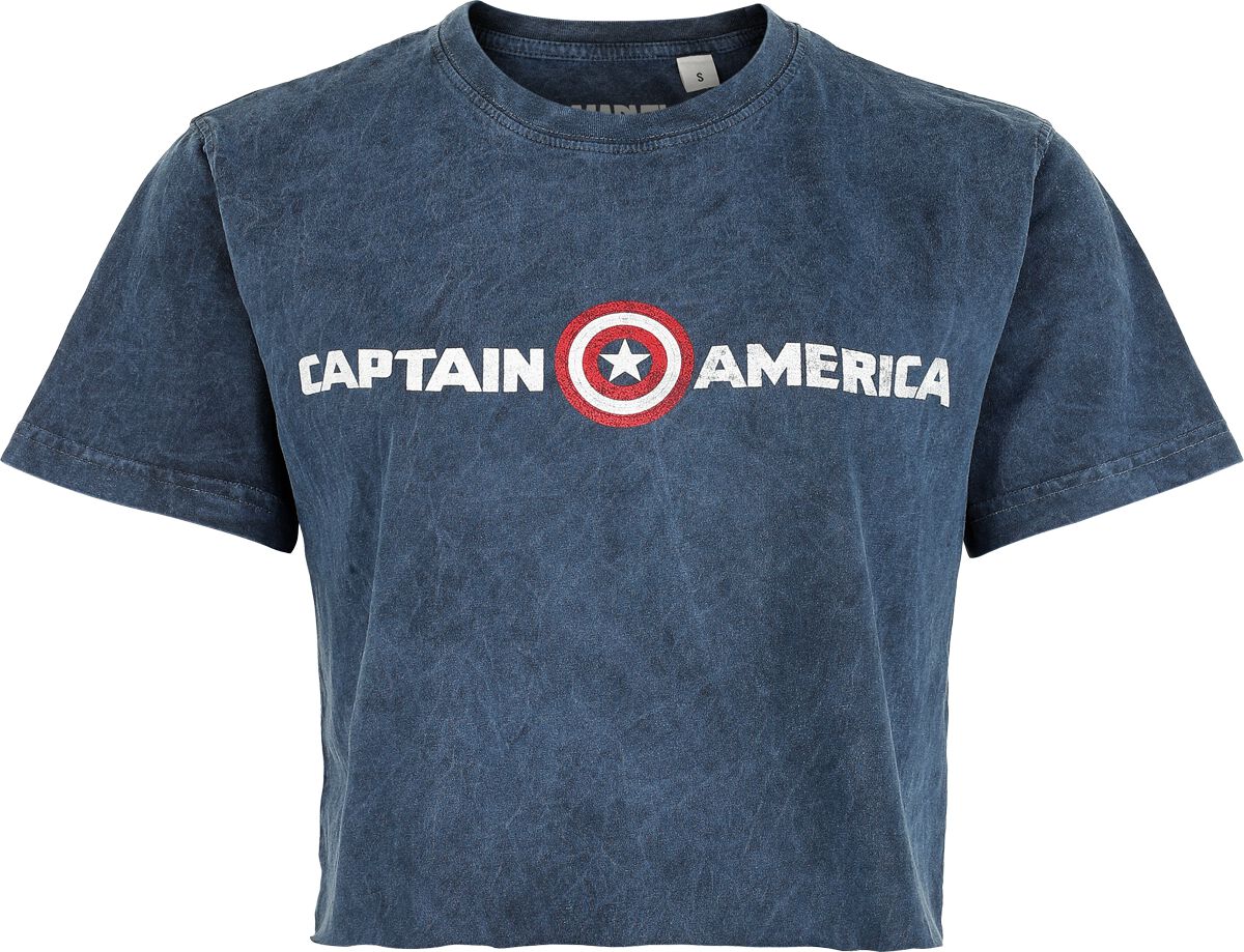 4068143283656 - Captain Logo T-Shirt blau in XXL