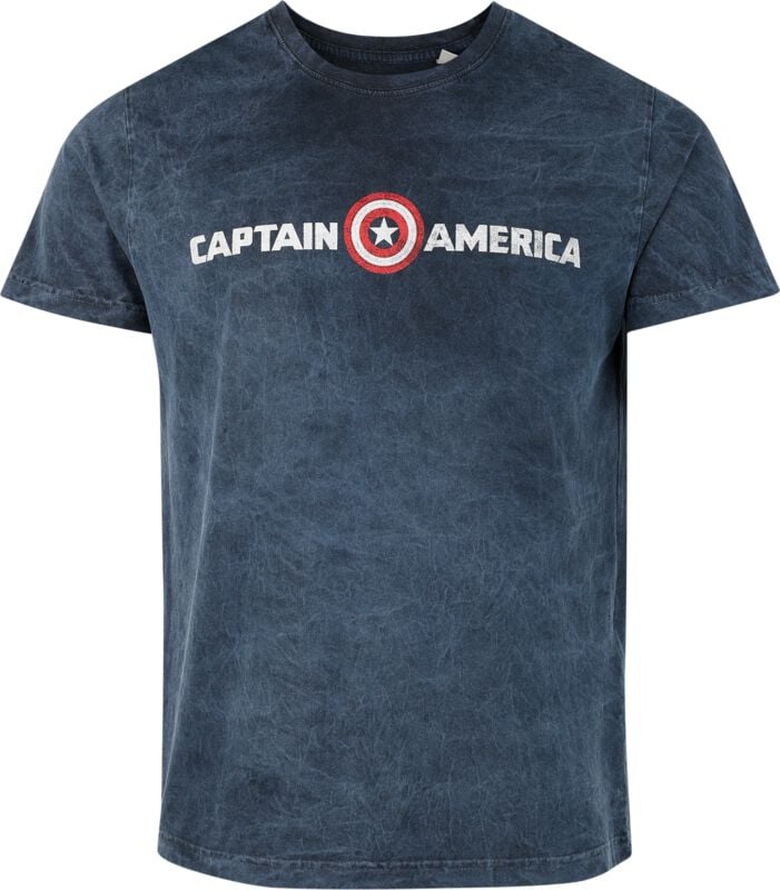 4068143283809 - Captain Logo T-Shirt blau in XL