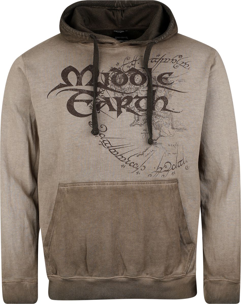 4068143284028 - Middle Earth Kapuzenpullover grau in M 4068143284028 - Middle Earth Kapuzenpullover grau in M