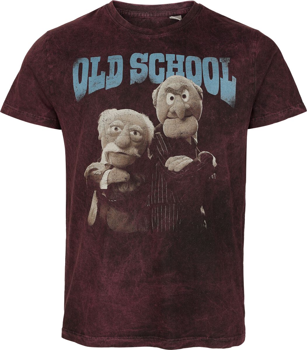 4068143284264 - Old School T-Shirt dunkelrot in XXL