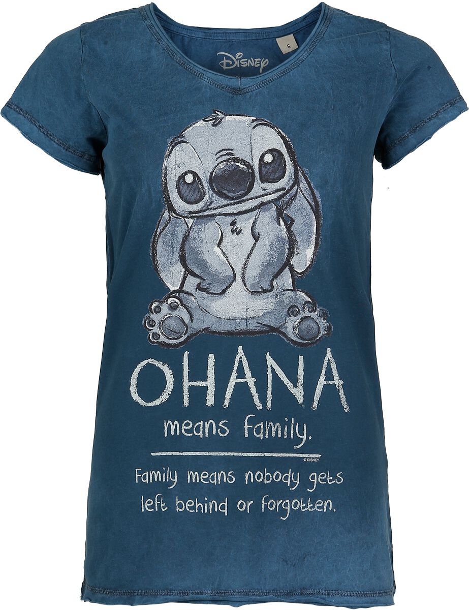 4068143284493 - Las Ohana T-Shirt blau in 4XL 4068143284493 - Las Ohana T-Shirt blau in 4XL