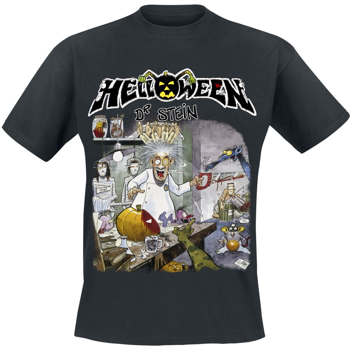 4068143285131 - Dr Stein T-Shirt schwarz in 4XL 4068143285131 - Dr Stein T-Shirt schwarz in 4XL
