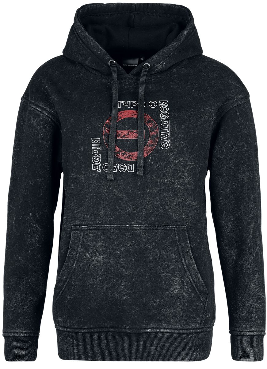 4068143286220 - Rasputin Kapuzenpullover schwarz silberfarben in XXL 4068143286220 - Rasputin Kapuzenpullover schwarz silberfarben in XXL
