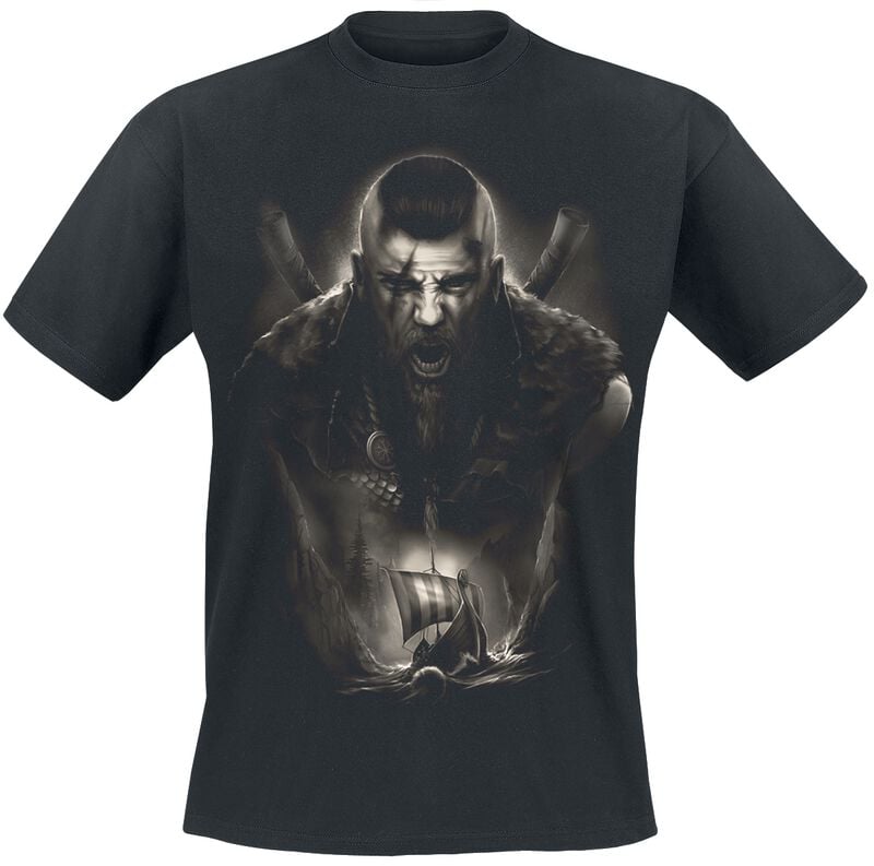 4068143286329 - For Midgard T-Shirt schwarz in M