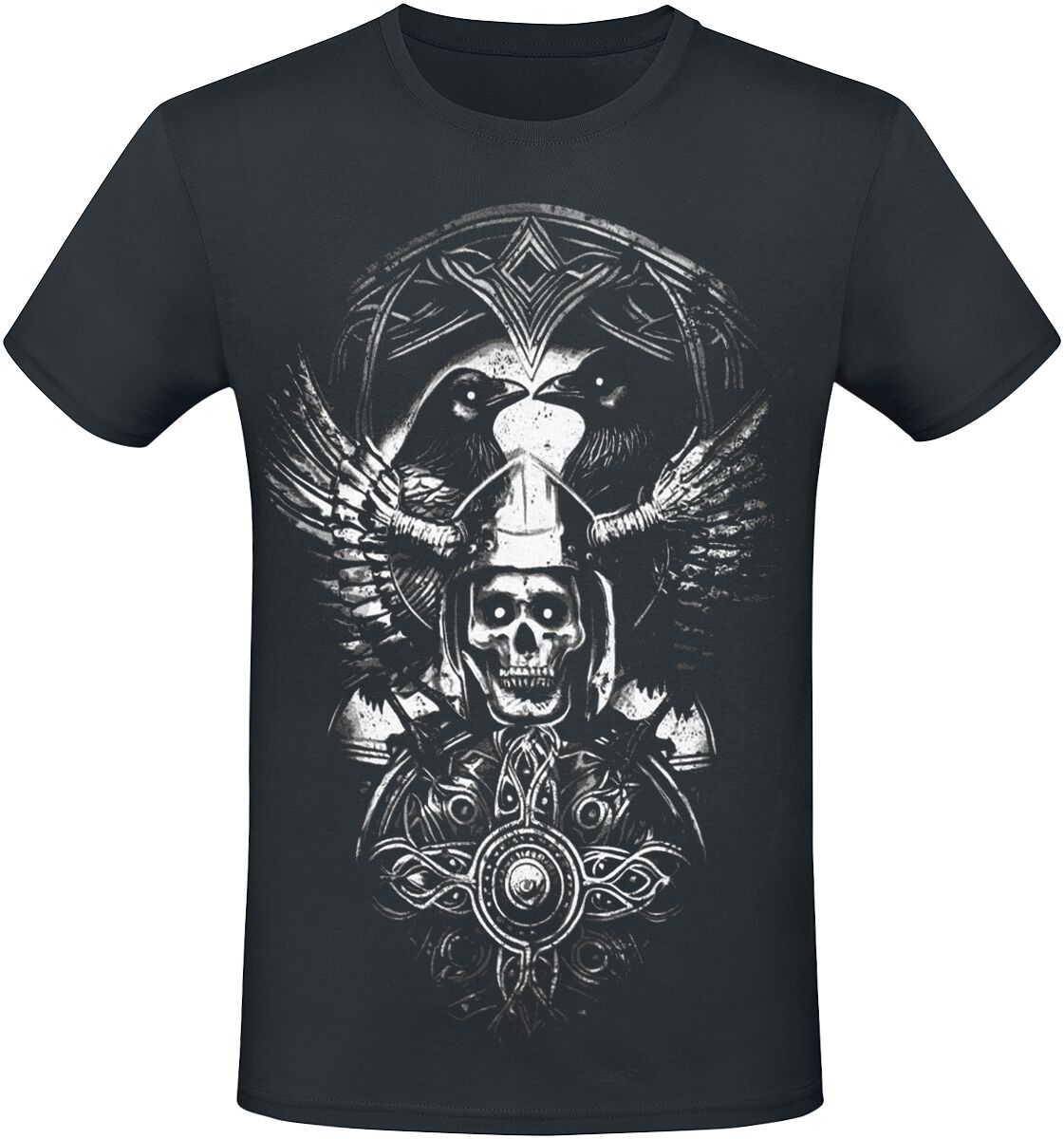 4068143287289 - Crowghost T-Shirt schwarz in XXL 4068143287289 - Crowghost T-Shirt schwarz in XXL