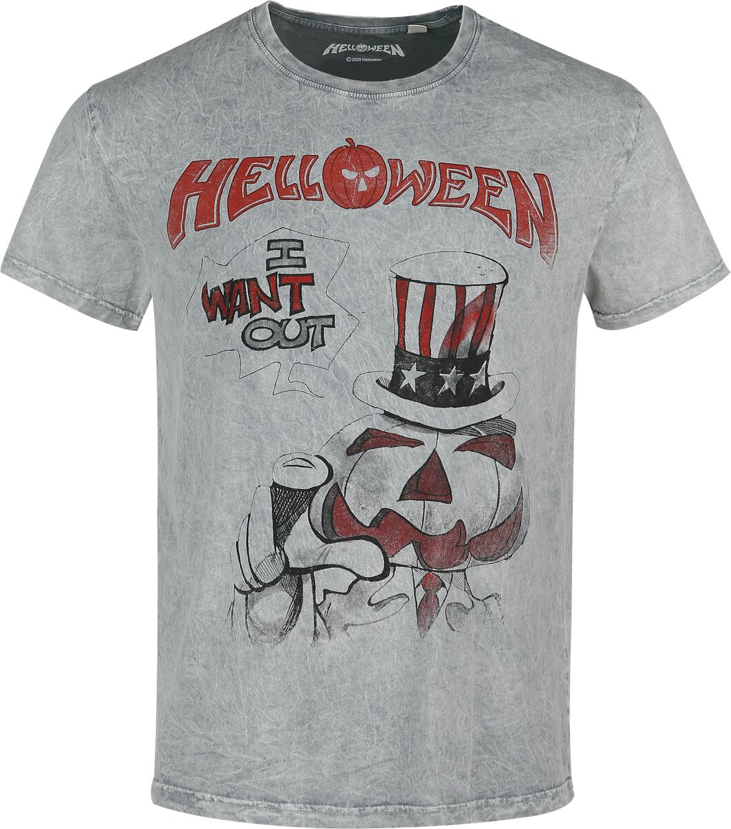 4068143287678 - I Want Out T-Shirt grau in XXL 4068143287678 - I Want Out T-Shirt grau in XXL