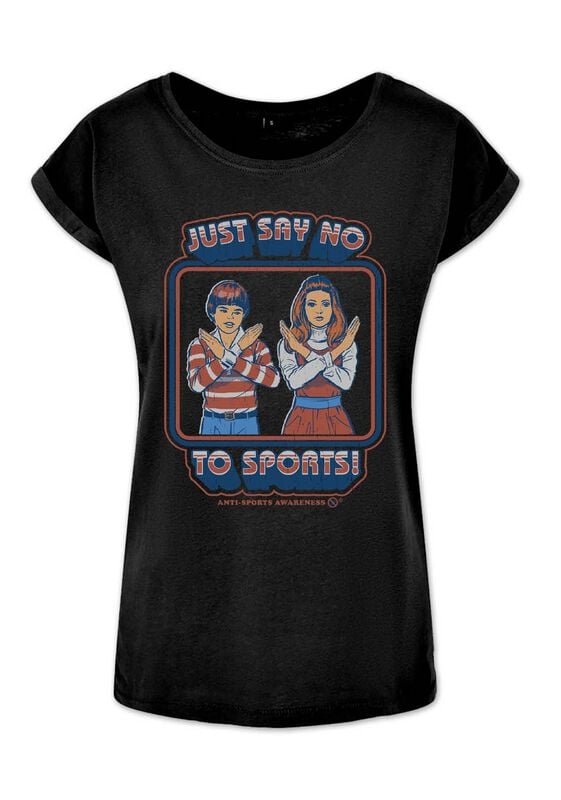 4068143288637 - Say No To Sports T-Shirt schwarz in M