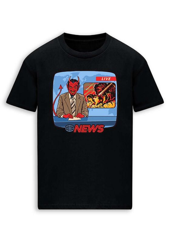 4068143288767 - Breaking News T-Shirt schwarz in 3XL 4068143288767 - Breaking News T-Shirt schwarz in 3XL