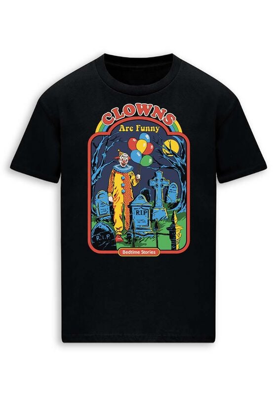 4068143288873 - Clowns Are Funny T-Shirt schwarz in XL