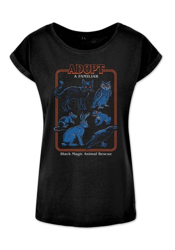 4068143289160 - Adopt A Familiar T-Shirt schwarz in M 4068143289160 - Adopt A Familiar T-Shirt schwarz in M
