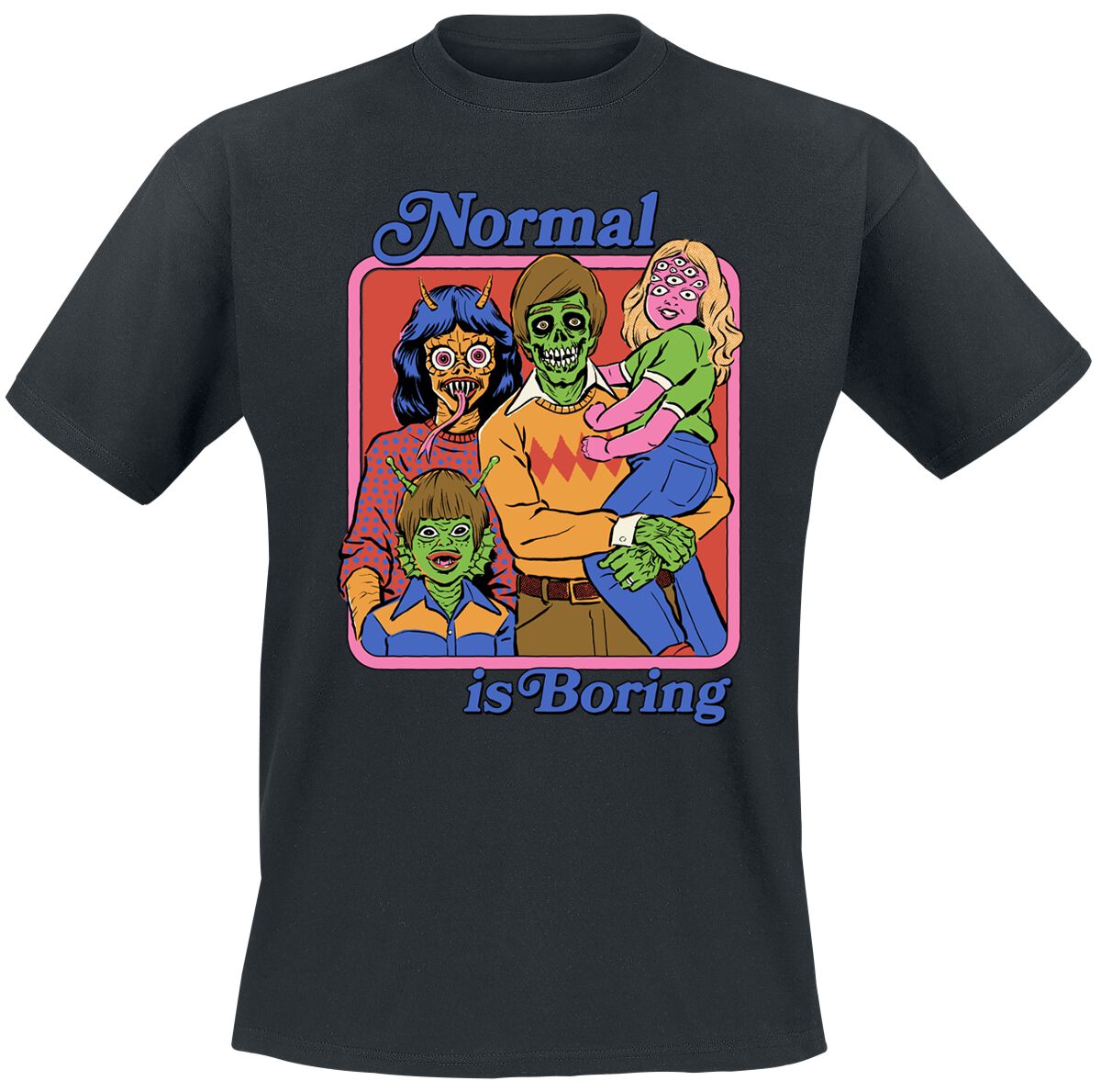 4068143289641 - Normal Is Boring T-Shirt schwarz in 3XL 4068143289641 - Normal Is Boring T-Shirt schwarz in 3XL