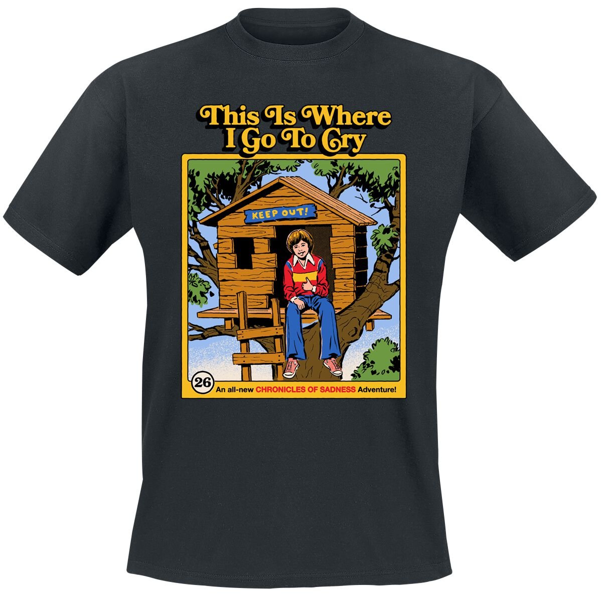 4068143289788 - This Is Where I Go To Cry T-Shirt schwarz in XXL 4068143289788 - This Is Where I Go To Cry T-Shirt schwarz in XXL