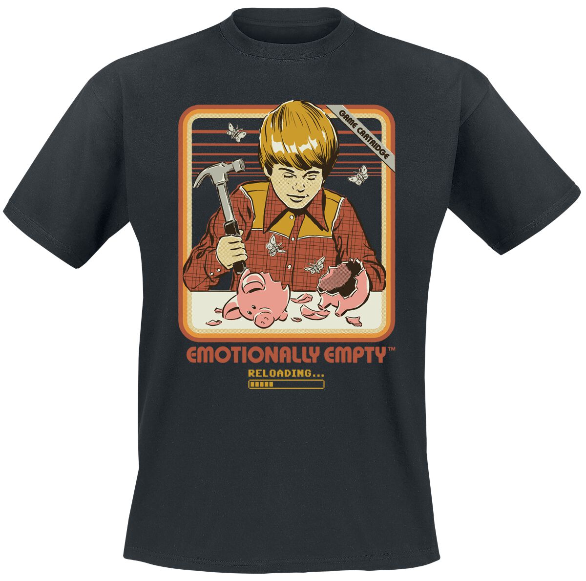 4068143289870 - Emotionally Empty T-Shirt schwarz in XL 4068143289870 - Emotionally Empty T-Shirt schwarz in XL