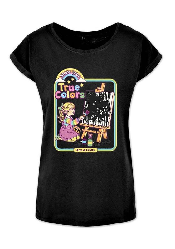 4068143290258 - Show Your True Colors T-Shirt schwarz in S