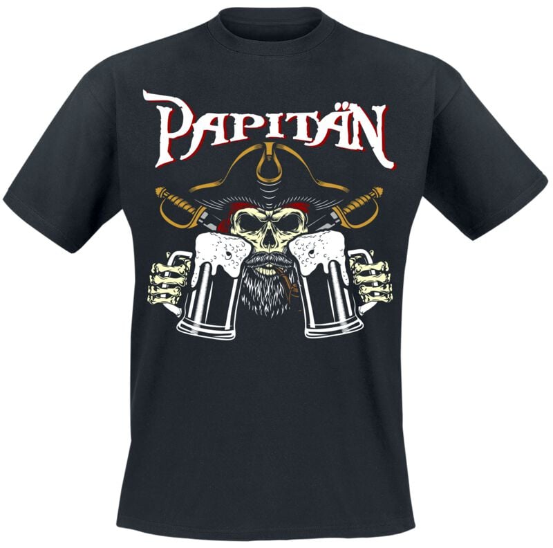 4068143290784 - Papitän T-Shirt schwarz in 3XL