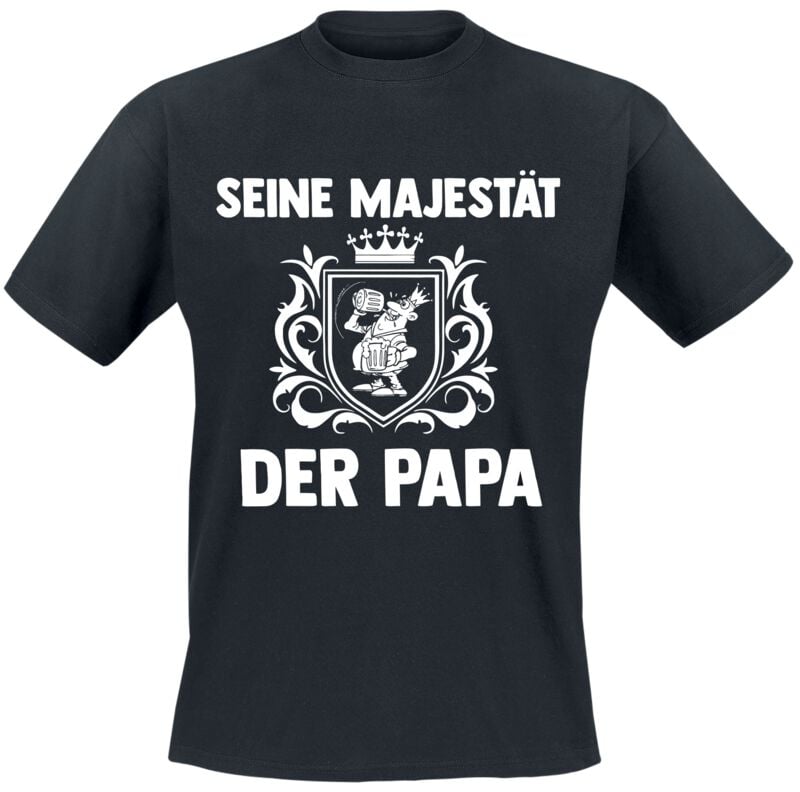 4068143290845 - Seine Majestät der Papa T-Shirt schwarz in XL