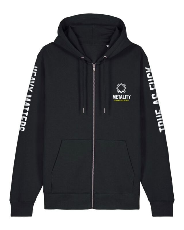 4068143291774 - Zipper Kapuzenjacke schwarz in L 4068143291774 - Zipper Kapuzenjacke schwarz in L