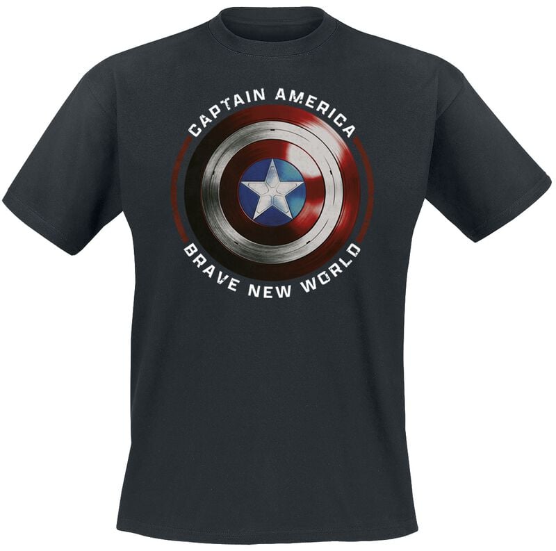 4068143292474 - Iconic Shield T-Shirt schwarz in 5XL 4068143292474 - Iconic Shield T-Shirt schwarz in 5XL