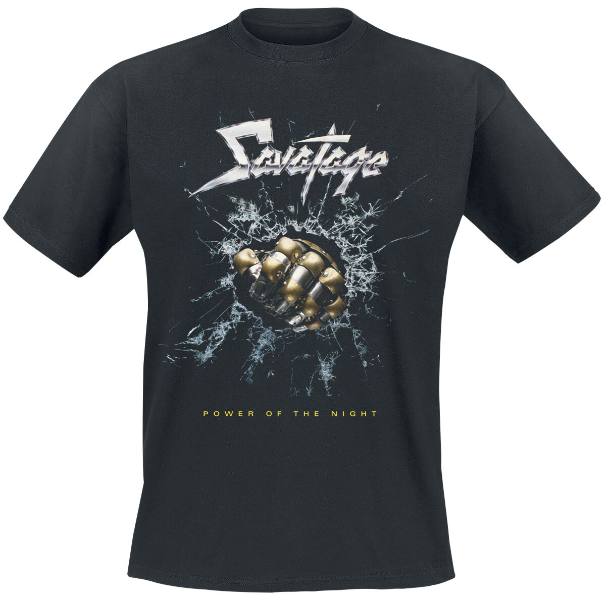 4068143296120 - Power of the night T-Shirt schwarz in S 4068143296120 - Power of the night T-Shirt schwarz in S