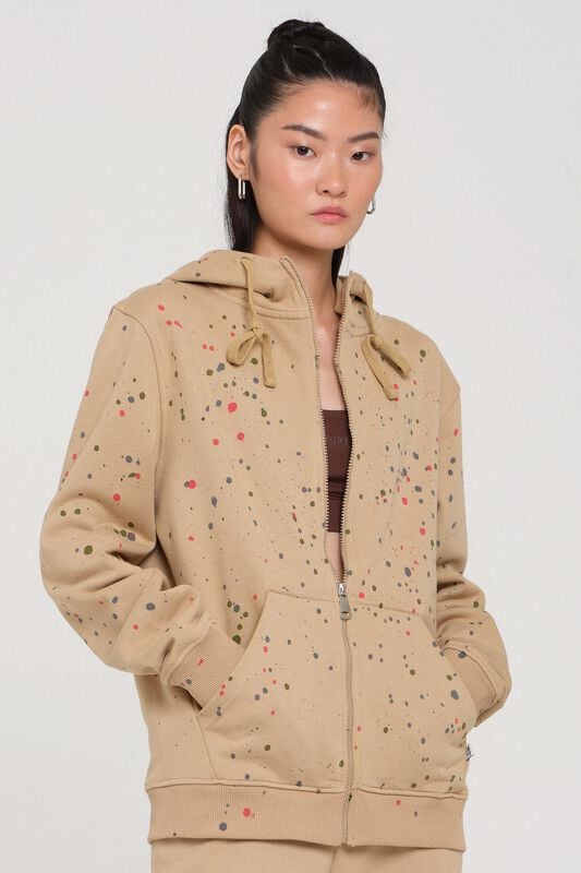 4068143296601 - One with the Earth - Janne Kapuzenjacke beige Kapuzenjacke beige in S 4068143296601 - One with the Earth - Janne Kapuzenjacke beige Kapuzenjacke beige in S