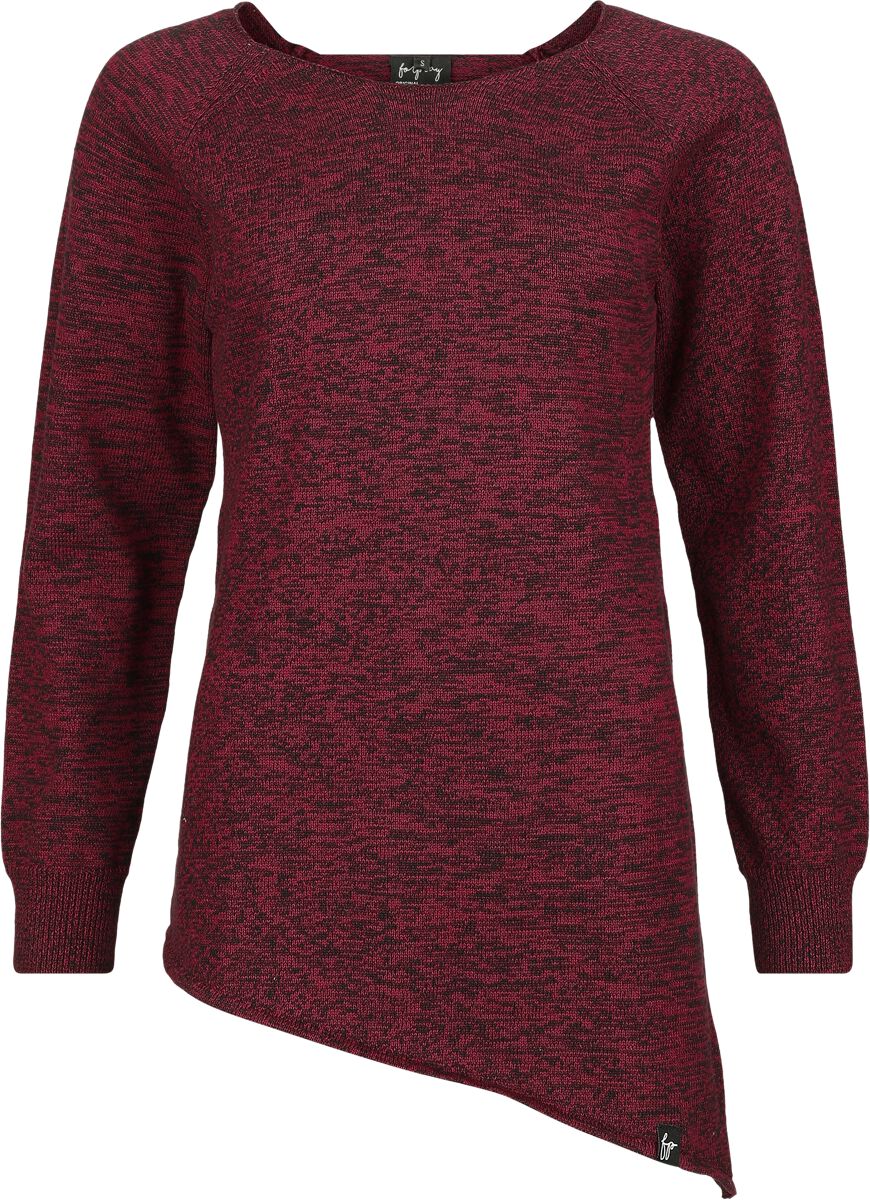 4068143301299 - FIORETTA Strickpullover schwarz rot in XL 4068143301299 - FIORETTA Strickpullover schwarz rot in XL