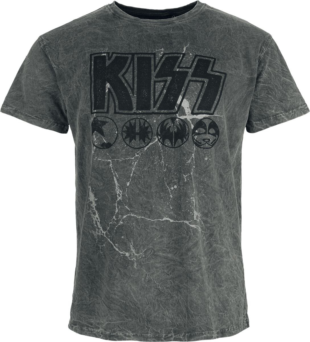 4068143303316 - Band Icons T-Shirt grau in XL