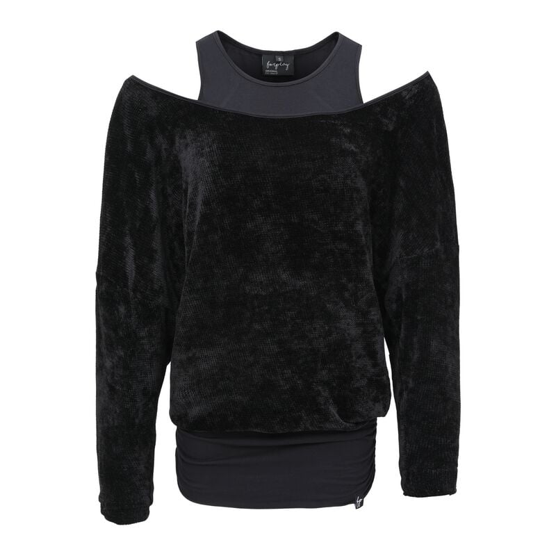 4068143303651 - Bella Langarmshirt lila schwarz in M