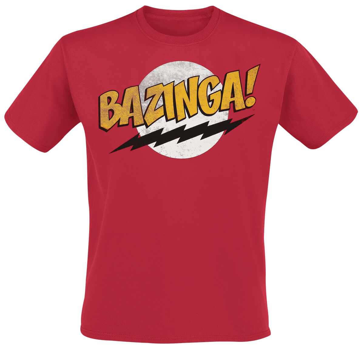 4068143304207 - Bazinga T-Shirt rot in L 4068143304207 - Bazinga T-Shirt rot in L