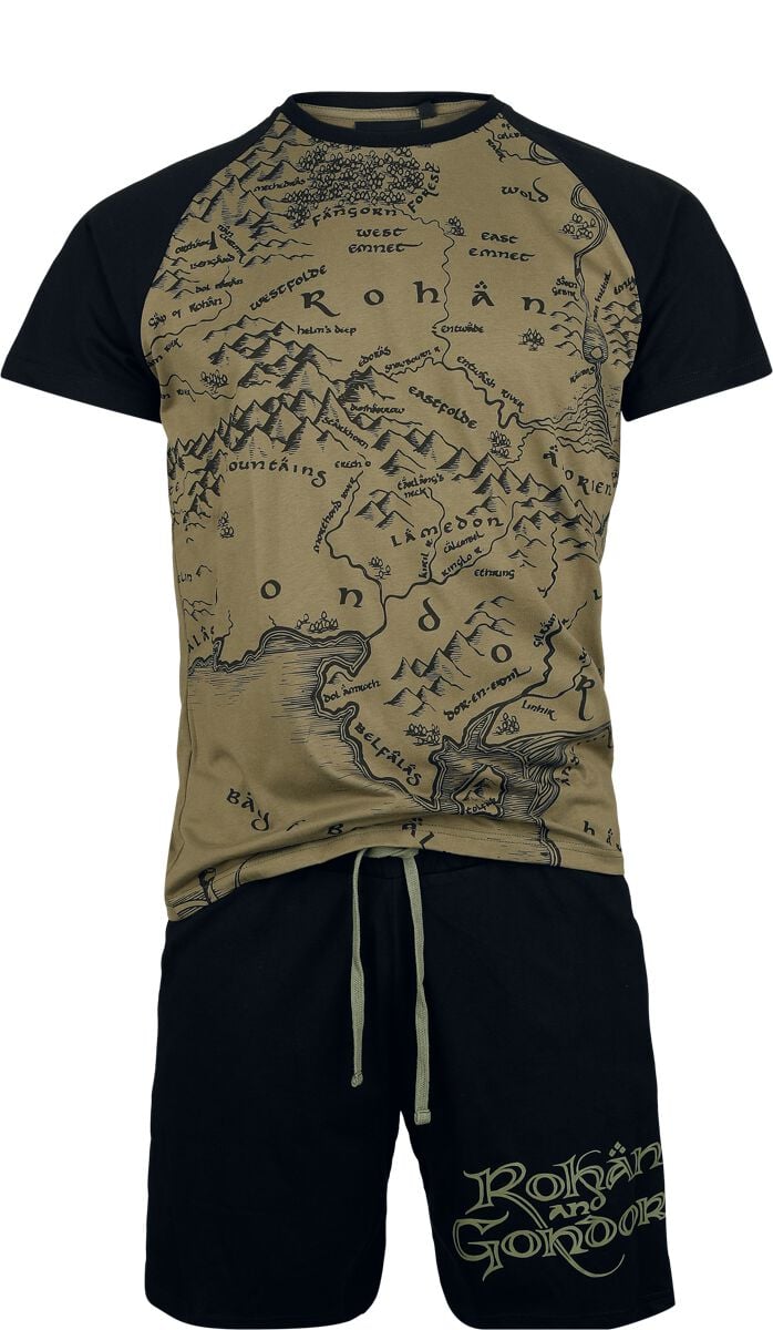 4068143304412 - Rohan And Gondor Schlafanzug multicolor in 3XL 4068143304412 - Rohan And Gondor Schlafanzug multicolor in 3XL
