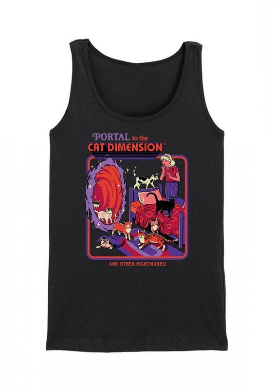 4068143306652 - Portal to the cat dimension Top schwarz in L 4068143306652 - Portal to the cat dimension Top schwarz in L