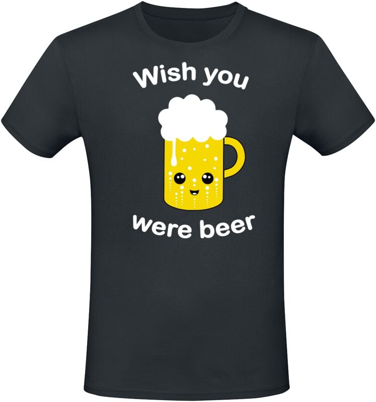 4068143307321 - Wish You Were Beer T-Shirt schwarz in M 4068143307321 - Wish You Were Beer T-Shirt schwarz in M
