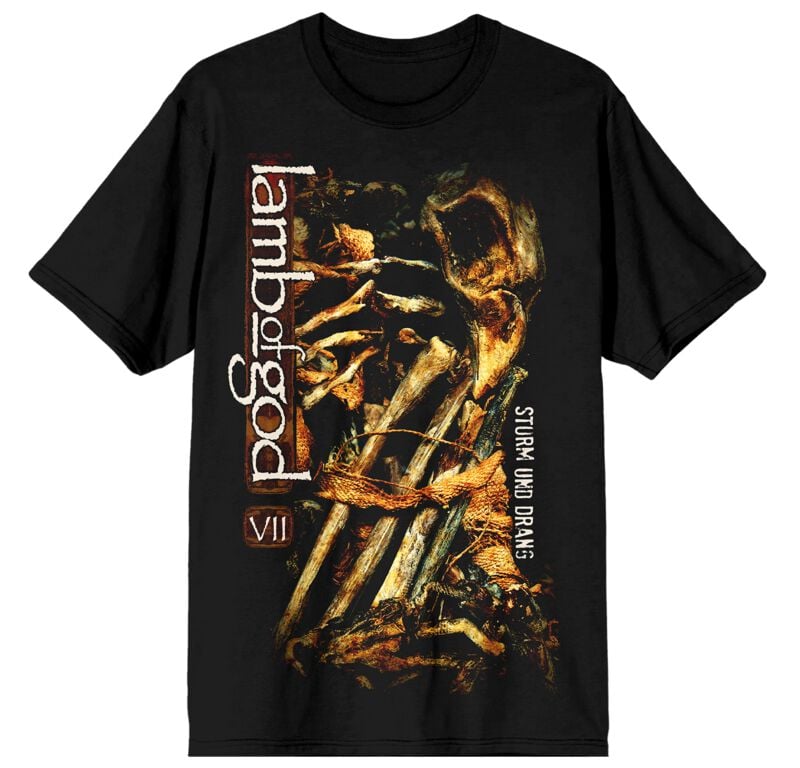 4068143308908 - Sturm Und Drang Bones T-Shirt schwarz in L