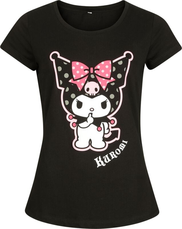 4068143316286 - and Friends - Kuromi T-Shirt schwarz in XXL