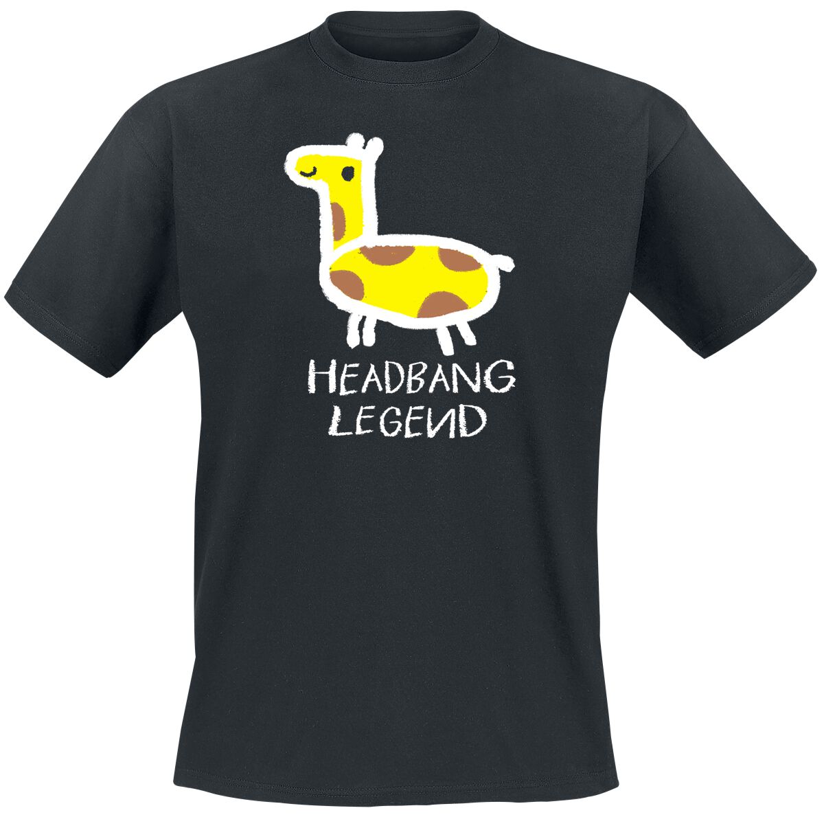 4068143317214 - Headbang Legend Giraffe T-Shirt schwarz in M