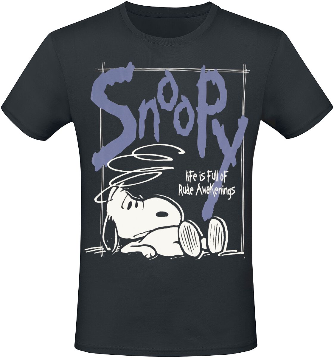 4068143317481 - Snoopy T-Shirt schwarz in 3XL 4068143317481 - Snoopy T-Shirt schwarz in 3XL
