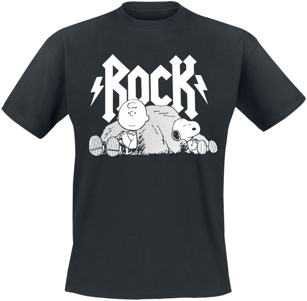 4068143317511 - Snoopy und Charlie Brown - Rock T-Shirt schwarz in L
