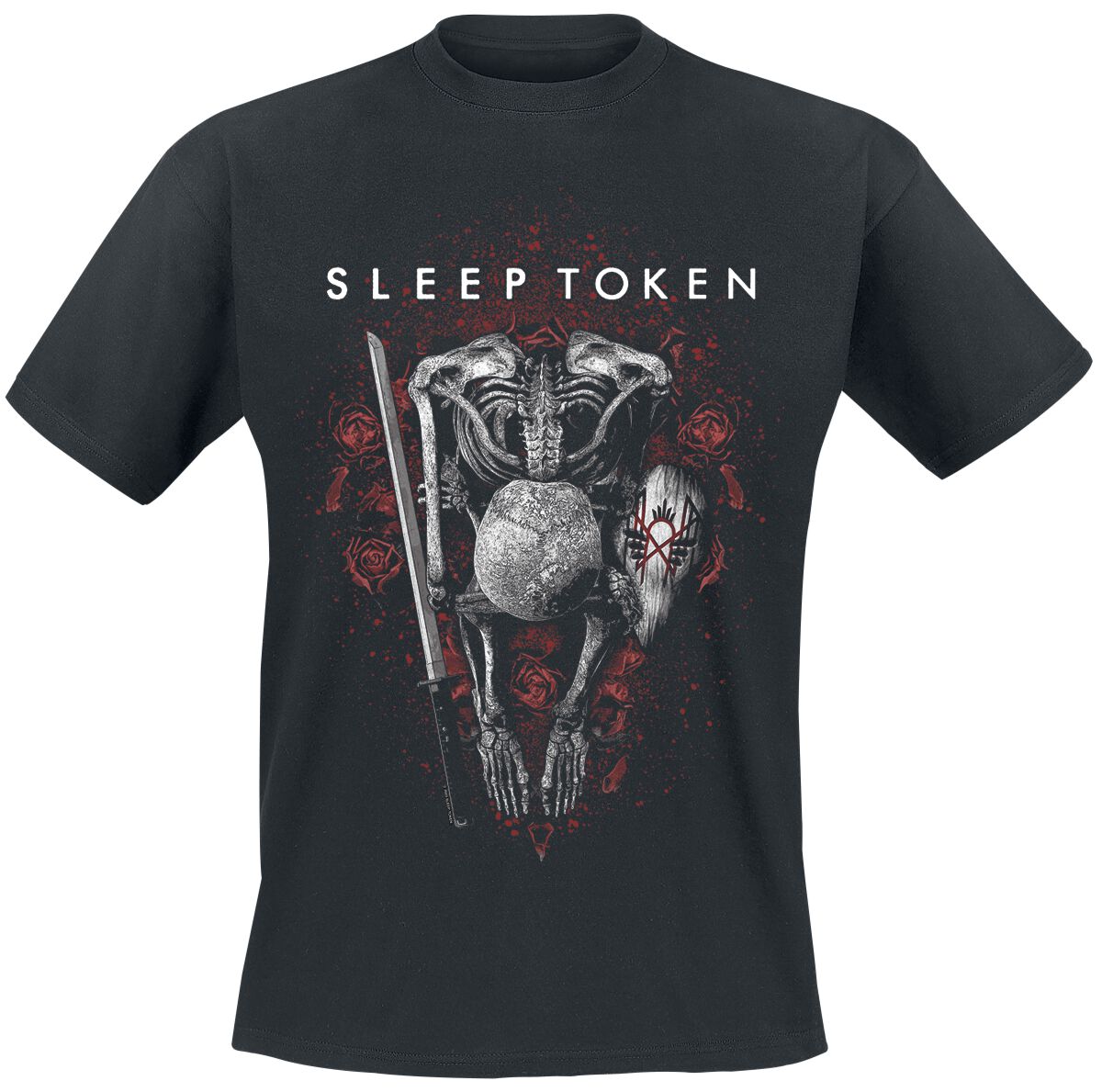 4068143327602 - Roses T-Shirt schwarz in S 4068143327602 - Roses T-Shirt schwarz in S