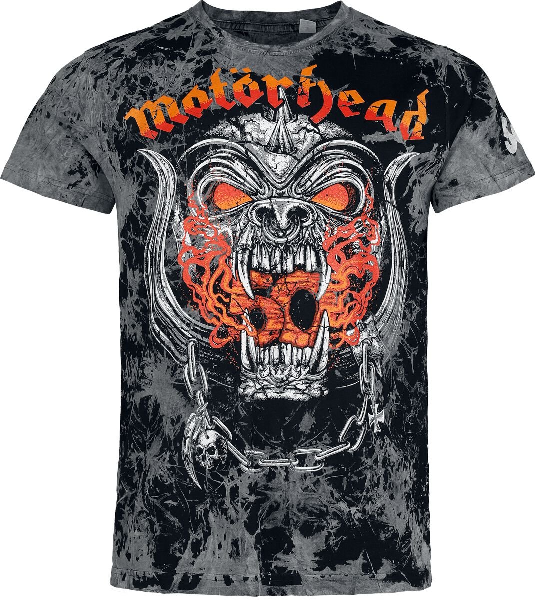 4068143329088 - Flames Bull T-Shirt dunkelgrau in M 4068143329088 - Flames Bull T-Shirt dunkelgrau in M