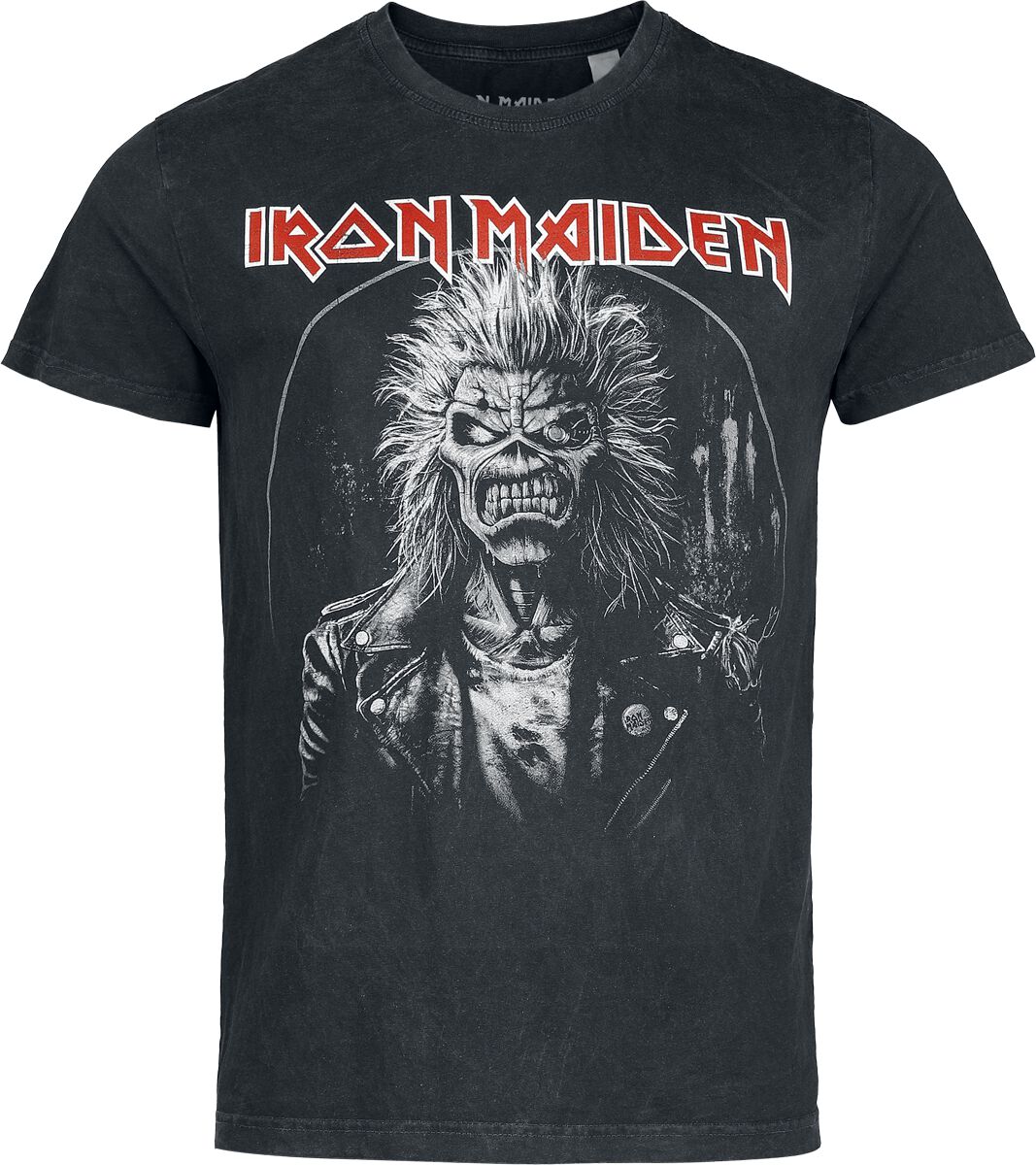 4068143330480 - Eddie Half Circle T-Shirt anthrazit in L