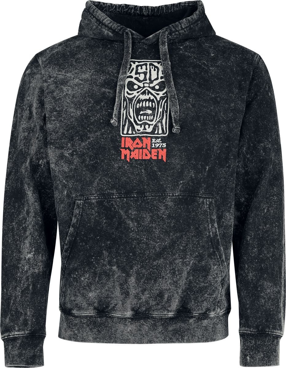 4068143330862 - Smoking Eddie Kapuzenpullover anthrazit in S 4068143330862 - Smoking Eddie Kapuzenpullover anthrazit in S