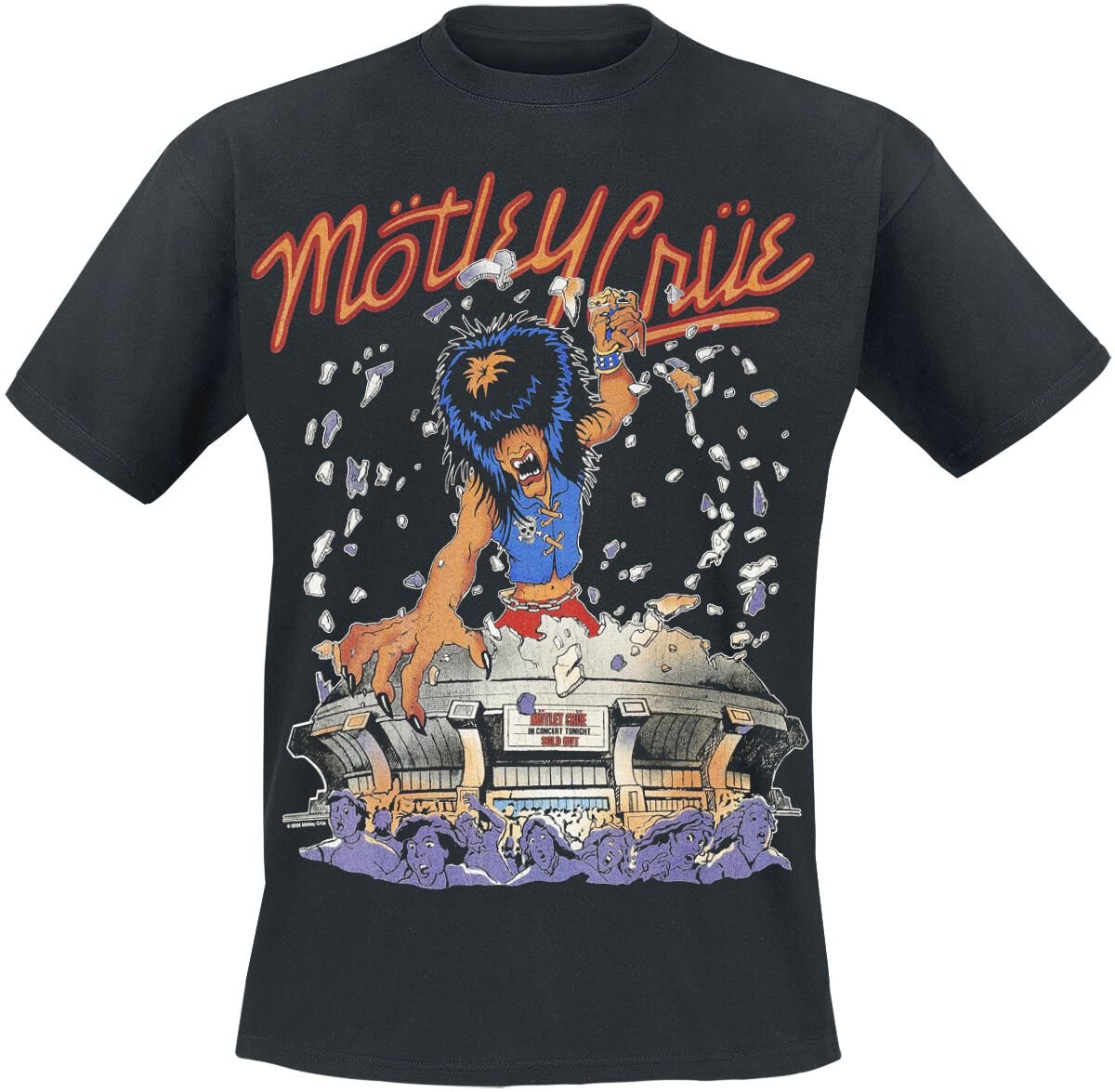 4068143332118 - Allister King Kong Distressed T-Shirt schwarz in 3XL