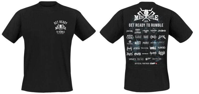 4068143340267 - Metal Battle 2025 LineUp T-Shirt schwarz in 4XL 4068143340267 - Metal Battle 2025 LineUp T-Shirt schwarz in 4XL