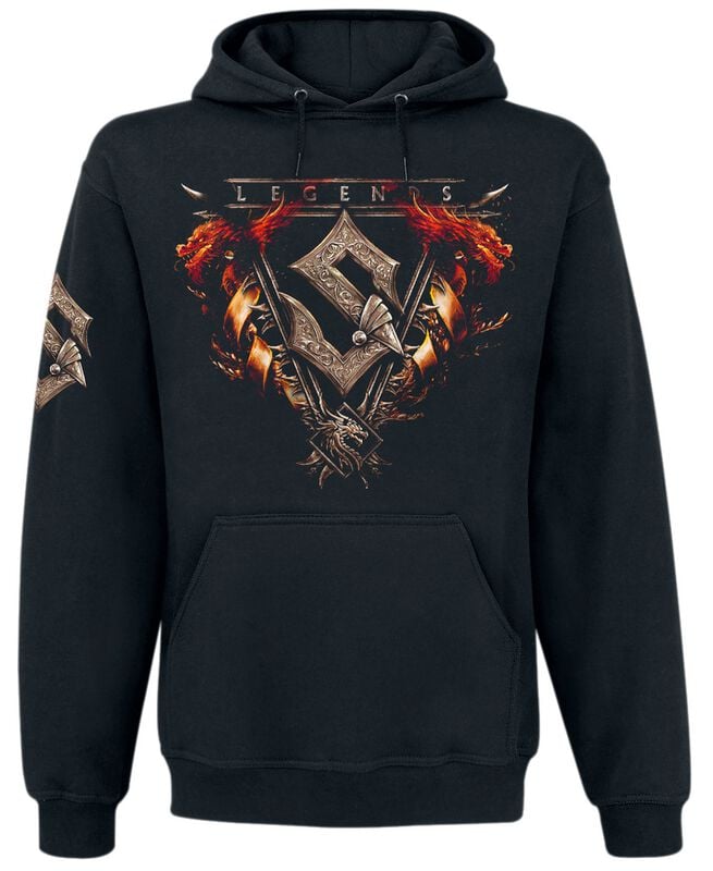 4068143343176 - Legends Kapuzenpullover schwarz in 3XL