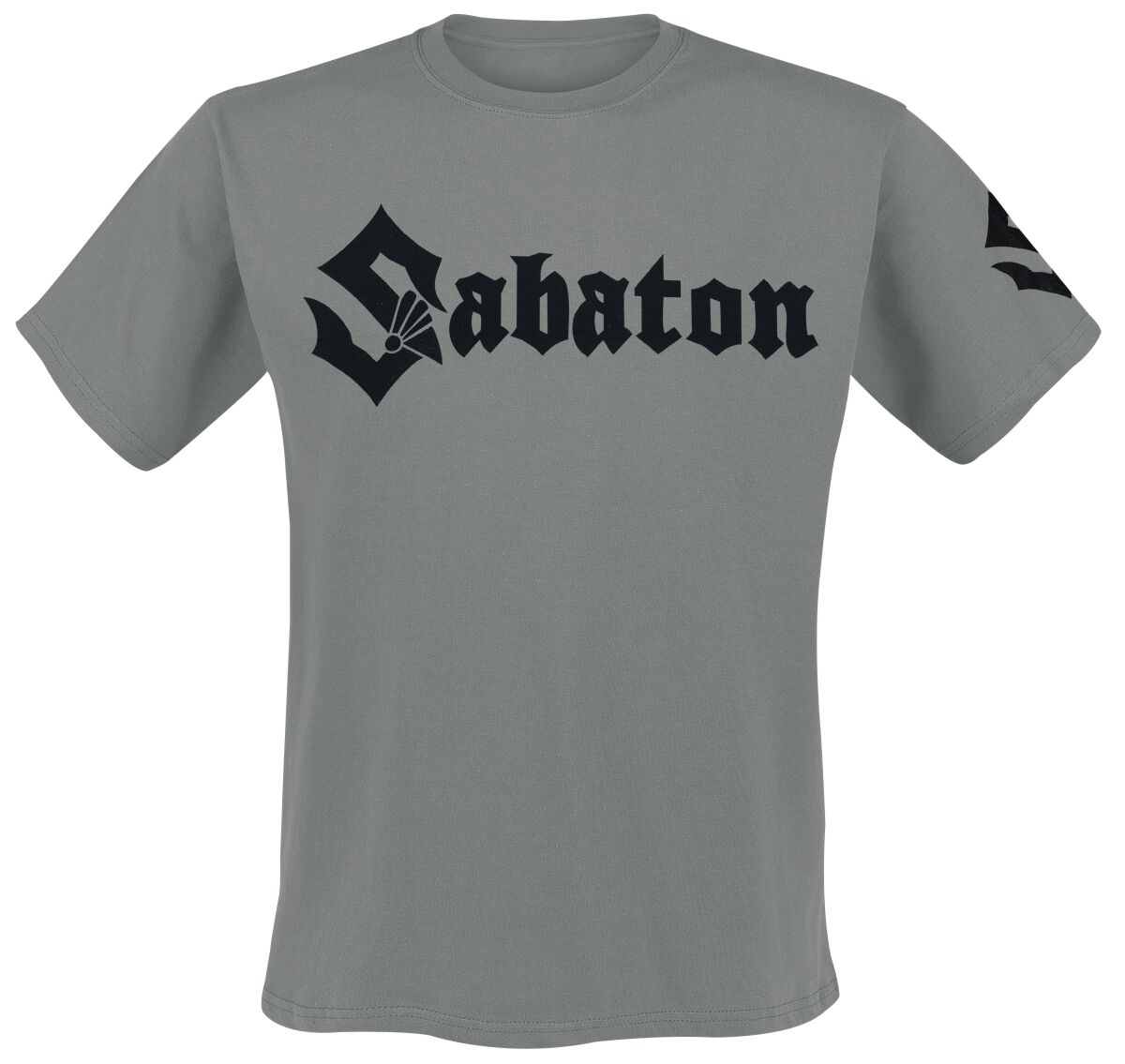 4068143343480 - Flat Logo T-Shirt grau in M