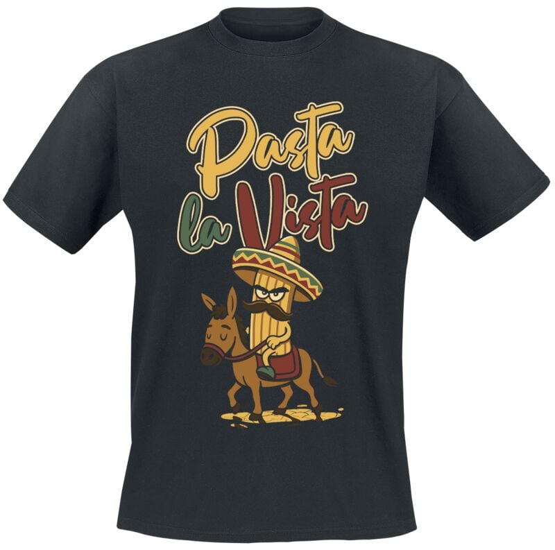 4068143343886 - Pasta La Vista T-Shirt schwarz in XXL 4068143343886 - Pasta La Vista T-Shirt schwarz in XXL