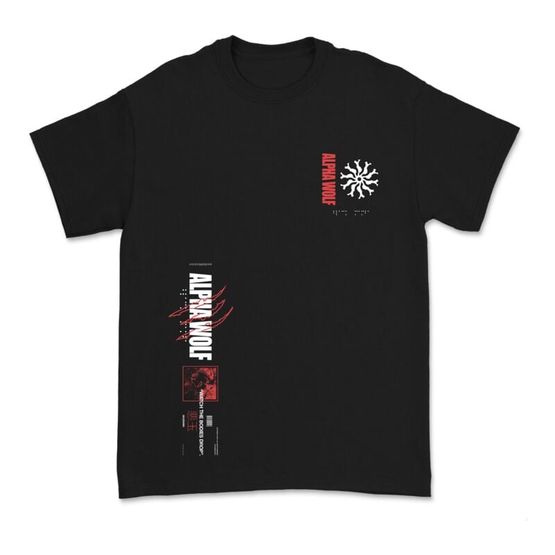 4068143344678 - Akudama T-Shirt schwarz in S 4068143344678 - Akudama T-Shirt schwarz in S