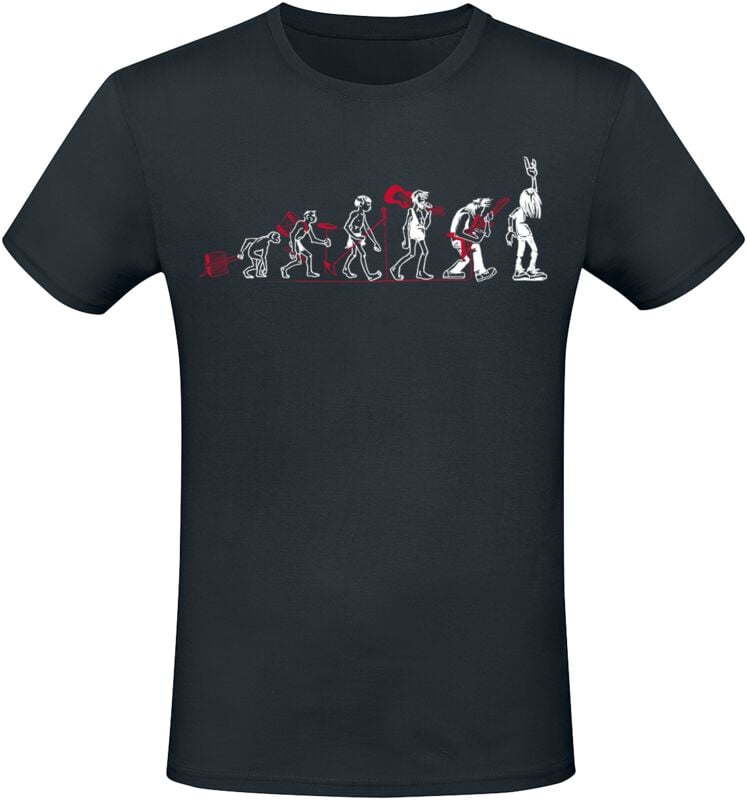 4068143346764 - Evolution Of Metal T-Shirt schwarz in XL