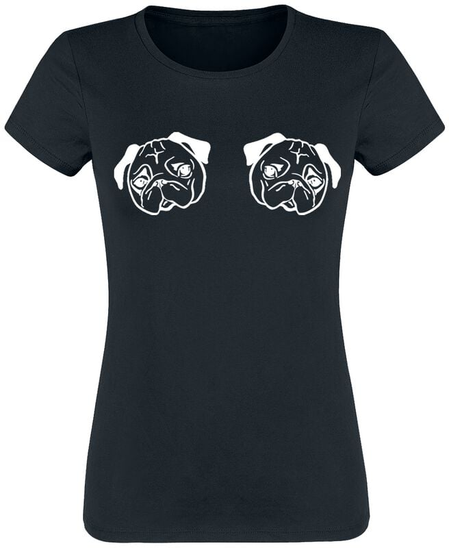 4068143346870 - Möpse T-Shirt schwarz in XL